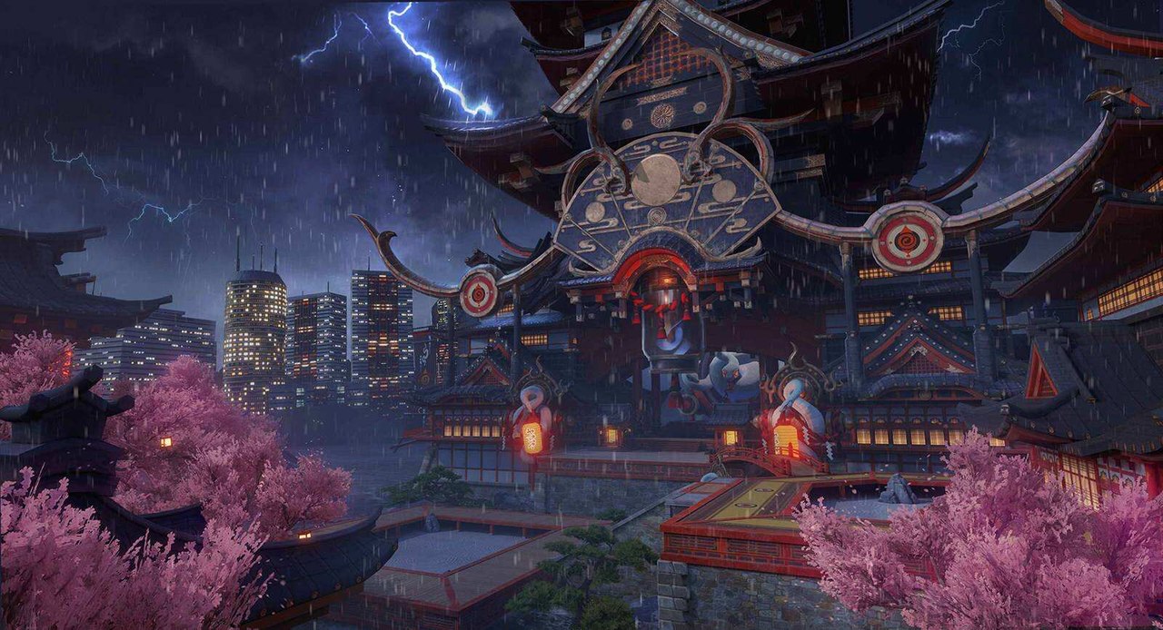 龙族幻想雨夜都市风暴场景