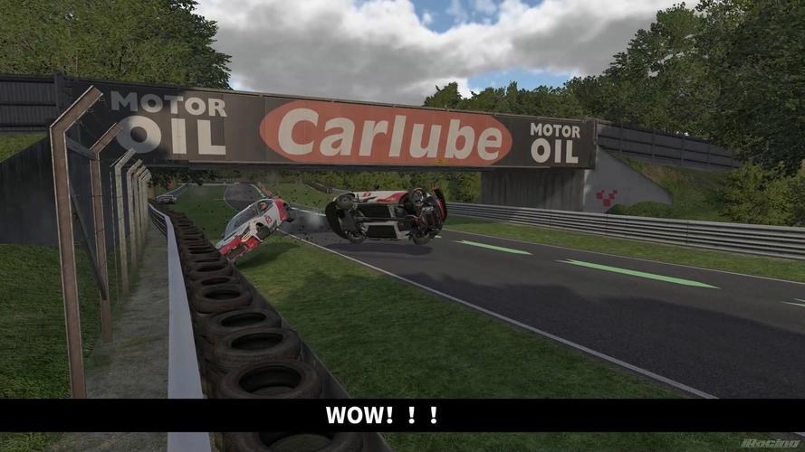 iRacing模拟赛车赛道竞速画面
