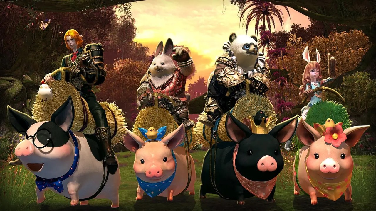 TERA Phoenix怀旧服角色骑乘坐骑宣传图